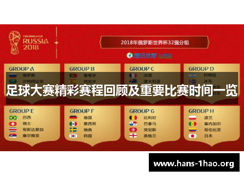 足球大赛精彩赛程回顾及重要比赛时间一览 足球大赛精彩赛程回顾及重要比赛时间一览